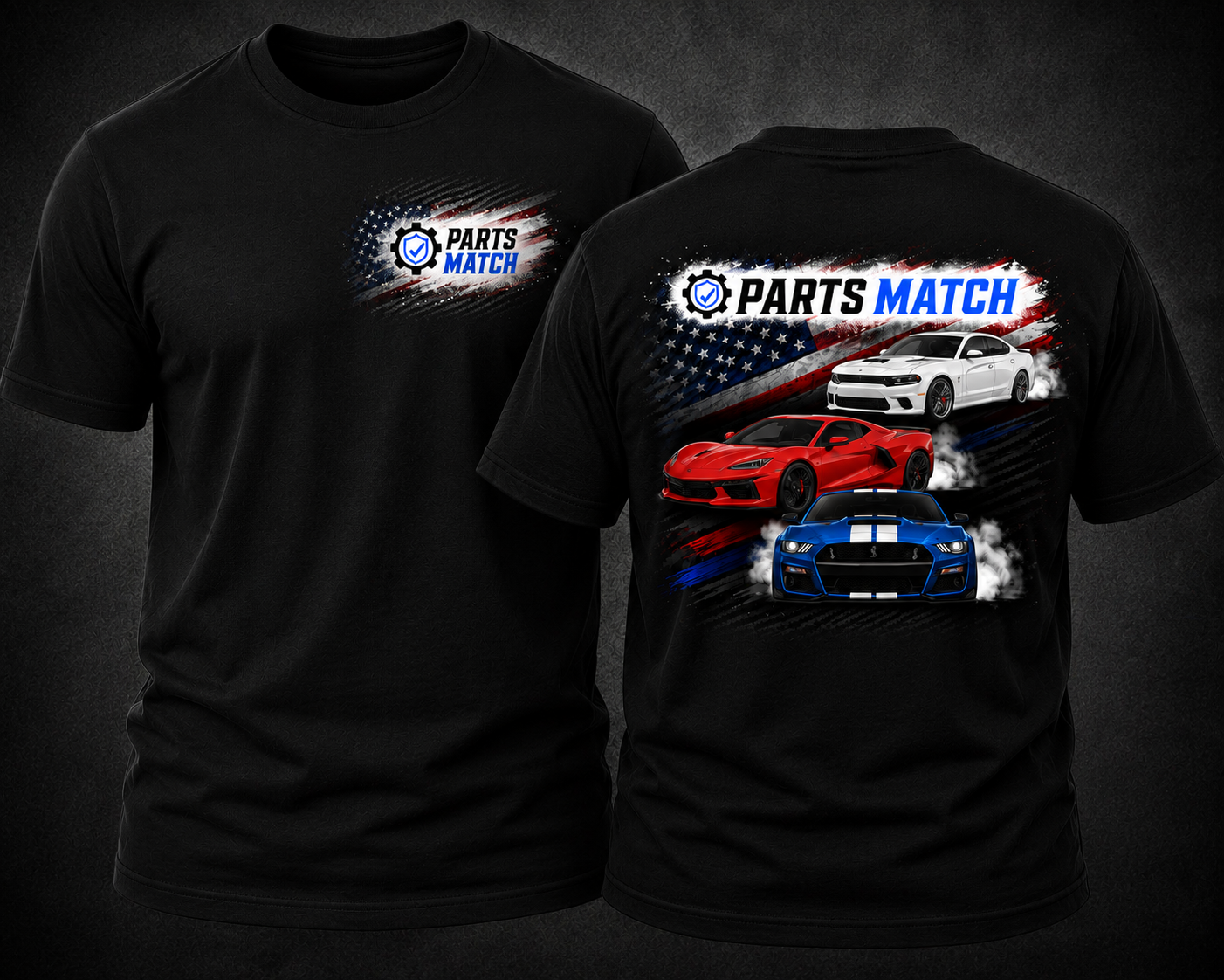 Parts Match Flag Tee